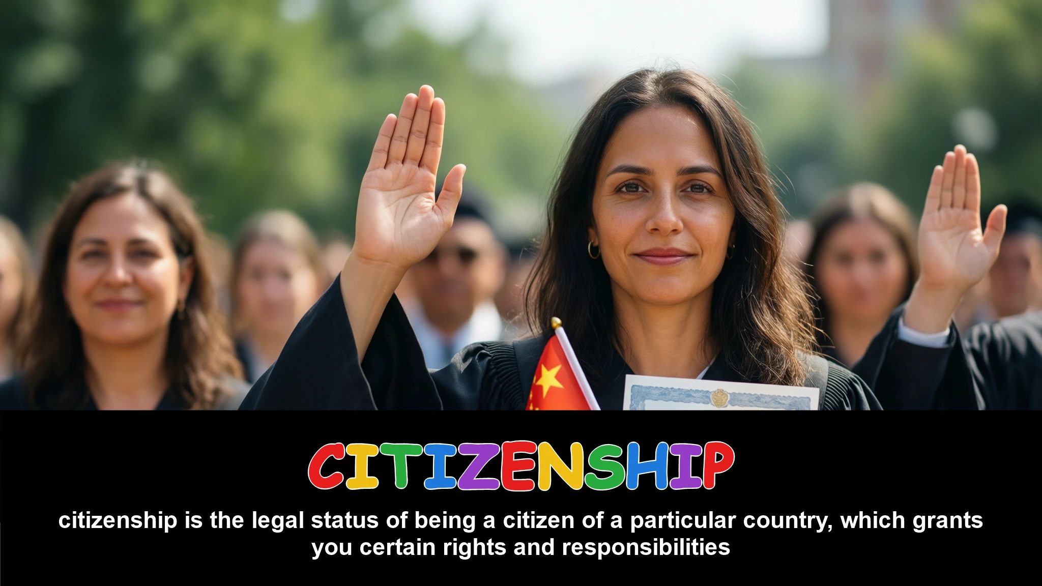 English Illustration for citizenship